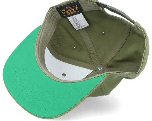 Paper Alpha Lion Olive Snapback - Origami