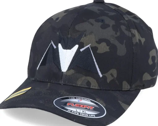 Paper Bat Black Camo Flexfit - Origami