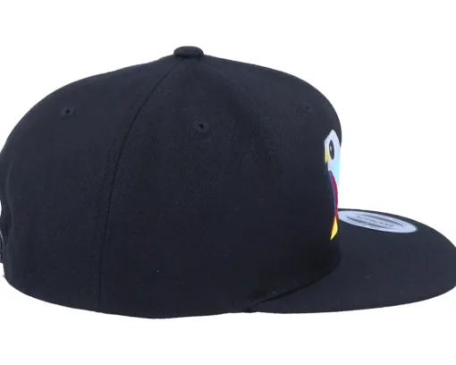 Paper Bird Black Snapback - Origami
