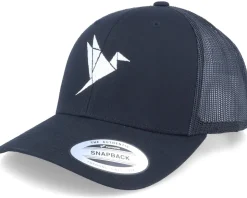 Paper Bird Black Trucker - Origami