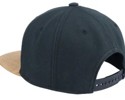 Paper Fox Patch Black/Suede Snapback - Iconic