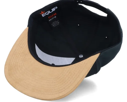 Paper Fox Patch Black/Suede Snapback - Iconic