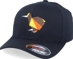 Paper Kiwi Bird Black Flexfit - Origami