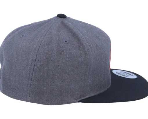 Paper Lion Charcoal/Black Snapback - Origami
