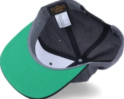 Paper Lion Charcoal/Black Snapback - Origami