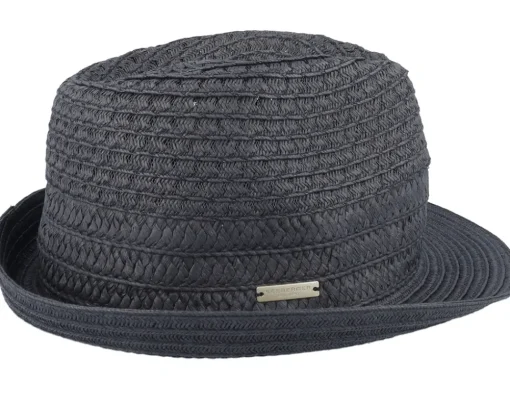 Paperbraid Mix Black Trilby - Seeberger