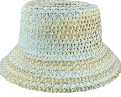 Paperbraid Mix Spacedye Lemon/Light Blue Bucket - Seeberger