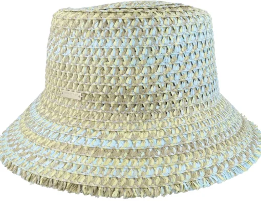 Paperbraid Mix Spacedye Lemon/Light Blue Bucket - Seeberger