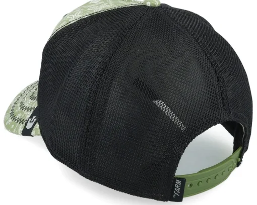 Parade Paisley Olive/Black Trucker - Goorin Bros.