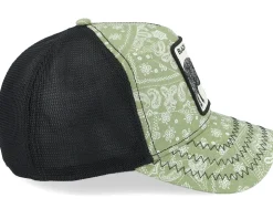 Parade Paisley Olive/Black Trucker - Goorin Bros.
