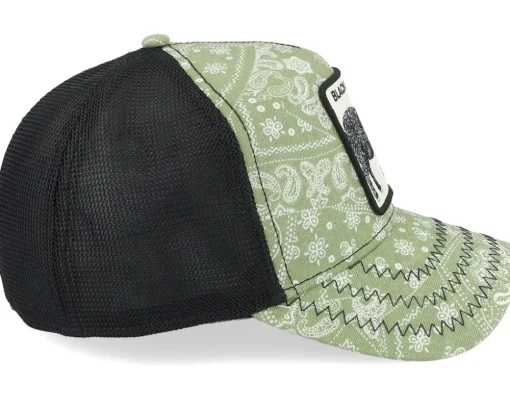 Parade Paisley Olive/Black Trucker - Goorin Bros.