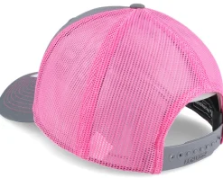 Party Dog Patch Charcoal/Neon Pink Trucker - Iconic