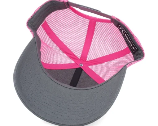 Party Dog Patch Charcoal/Neon Pink Trucker - Iconic