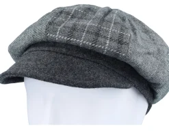 Patchwork Antracite Balloon Vega Cap - Seeberger