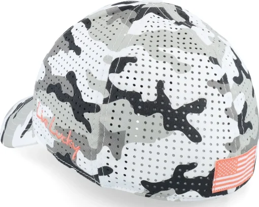 Patriot 3 Camo W Living Coral Clover Flexfit - Black Clover
