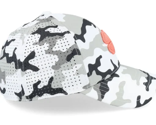 Patriot 3 Camo W Living Coral Clover Flexfit - Black Clover