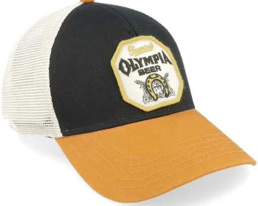 Pbc Olympia Valin Ivory/Black/lt Hazel Trucker - American Needle