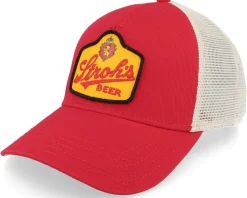 Pbc Strohs Valin Ivory/Red Trucker - American Needle