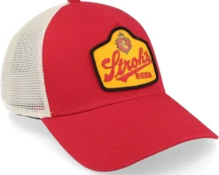 Pbc Strohs Valin Ivory/Red Trucker - American Needle