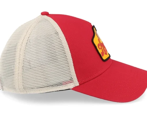 Pbc Strohs Valin Ivory/Red Trucker - American Needle