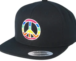 Peace Black Snapback - Pride