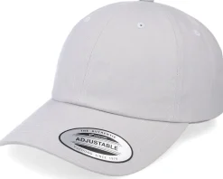 Peached Light Grey Dad Cap - Yupoong