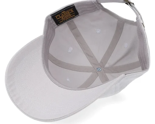 Peached Light Grey Dad Cap - Yupoong