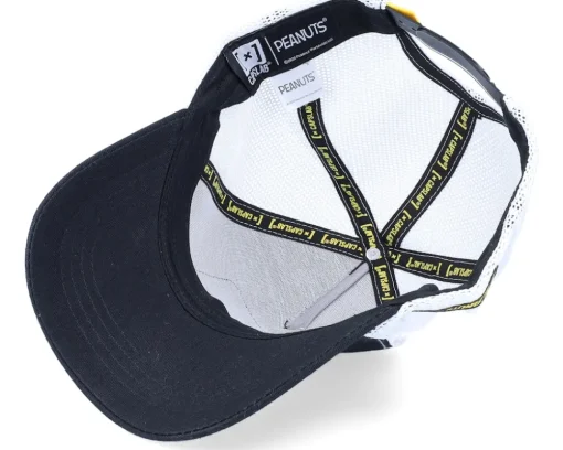 Peanuts Snoopy & Woodstock Black/White Trucker - Capslab