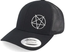 Pentagram Side Black Trucker - Iconic