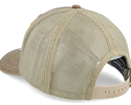 Perch 3d Logo 112wh Hawthorne Split Buck/Khaki A-Frame Trucker - Skillfish