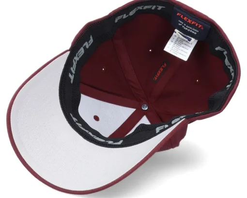 Perch Fishing Side Logo Maroon Flexfit - Skillfish