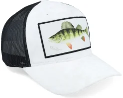 Perch Fishing Velvet White/Black Trucker - Skillfish
