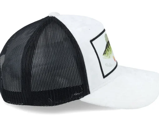 Perch Fishing Velvet White/Black Trucker - Skillfish