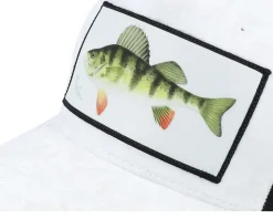 Perch Fishing Velvet White/Black Trucker - Skillfish