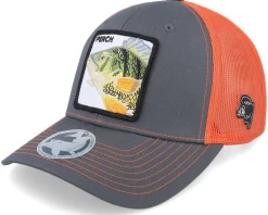 Perch Pro Fishing 112 Split Charcoal/Orange Trucker - Skillfish