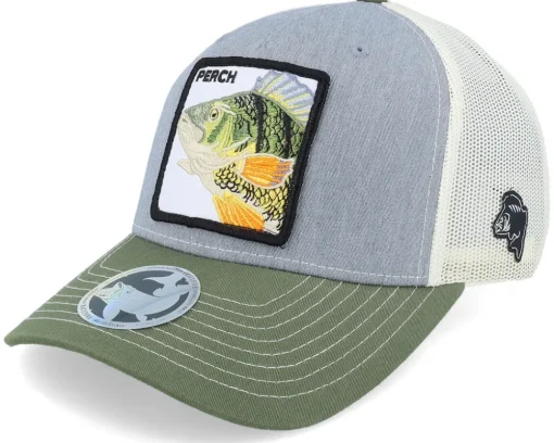 Perch Pro Fishing 112fp Tri Grey/Birch/Army Olive Trucker - Skillfish