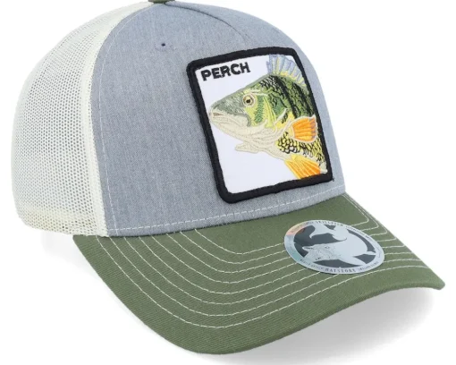 Perch Pro Fishing 112fp Tri Grey/Birch/Army Olive Trucker - Skillfish