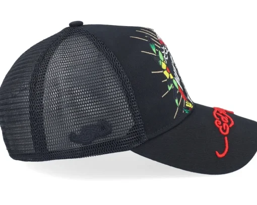 Perching Harpy Black/Black Trucker - Ed Hardy