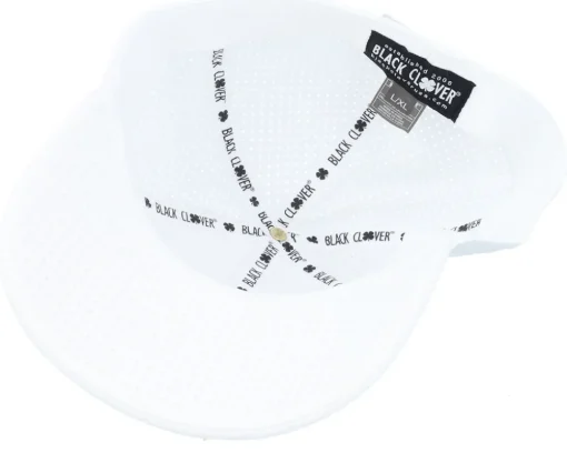 Perf White/Green Flexfit - Black Clover