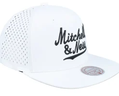 Perfect Branded White Snapback - Mitchell & Ness