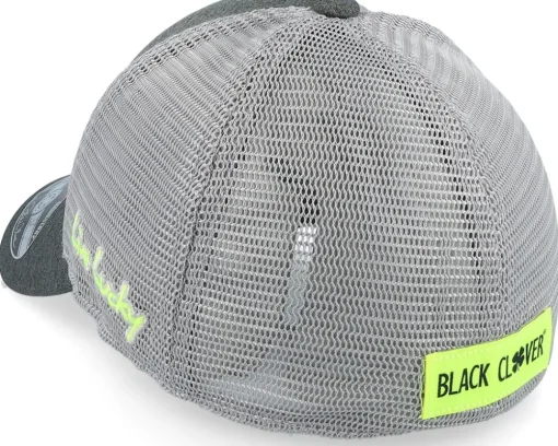 Perfect Luck 8 Dark Grey/Light Grey Mesh Flexfit - Black Clover