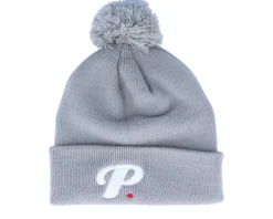 Period P Pom Pom Light Grey Beanie - Period