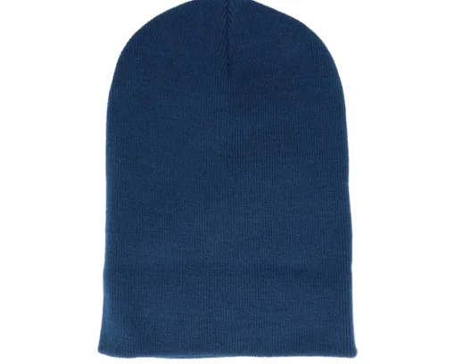 Petrol Long Blank Beanie - Beechfield