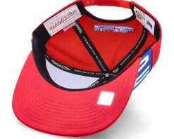 Philadelphia 76ers Big Face Callout Hwc Red Snapback - Mitchell & Ness