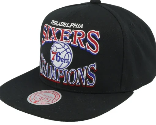 Philadelphia 76ers Champions Era Hwc Black Snapback - Mitchell & Ness