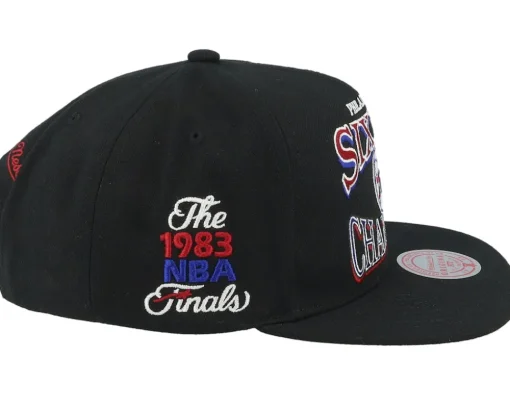 Philadelphia 76ers Champions Era Hwc Black Snapback - Mitchell & Ness
