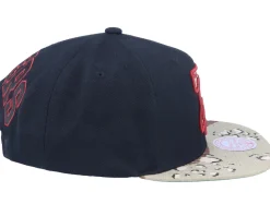 Philadelphia 76ers Choco Camo HWC Black Snapback - Mitchell & Ness