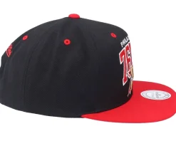 Philadelphia 76ers Hwc Team Arch Black/Red Snapback - Mitchell & Ness
