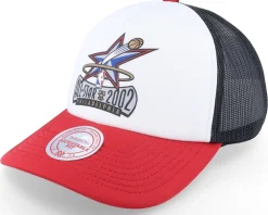 Philadelphia 76ers Party Time White Trucker - Mitchell & Ness