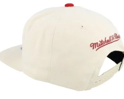 Philadelphia 76ers Reframe Retro Off White Snapback - Mitchell & Ness